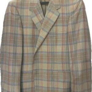Jaymar Plaid Sport Coat Blazer